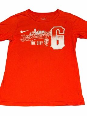 Nike Kids San Francisco 'The City' Orange Graphic Tee